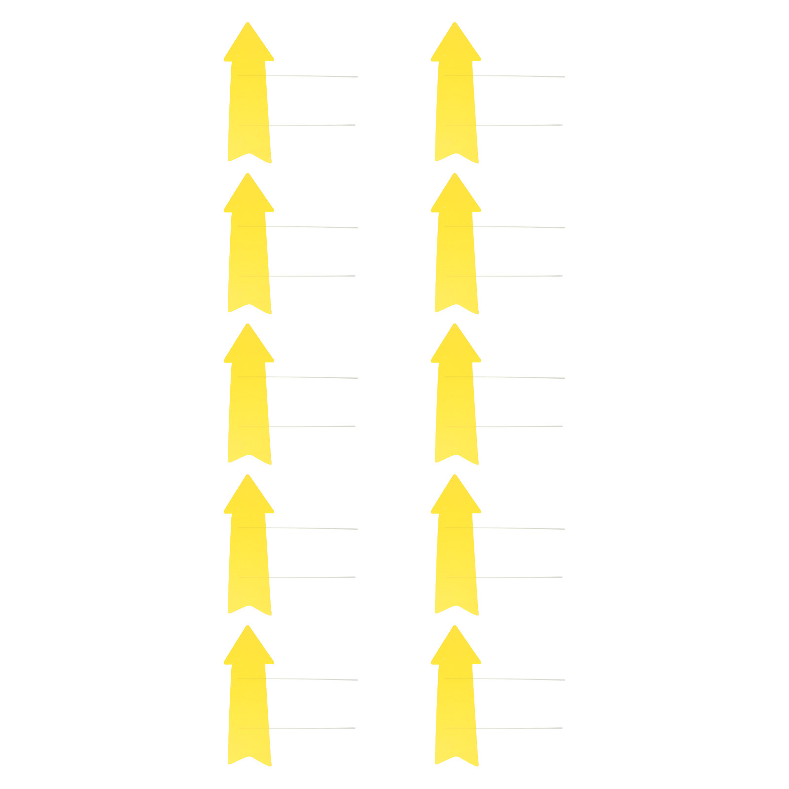 10Pcs Yellow Arrow Yard Signs  - Yard Sign Blank 评论和价格