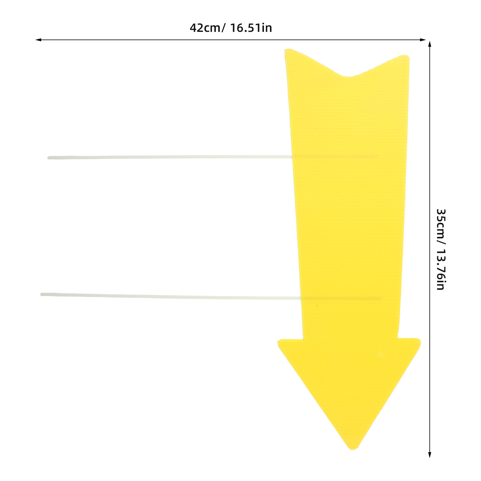 10Pcs Yellow Arrow Yard Signs  - Yard Sign Blank 评论和价格