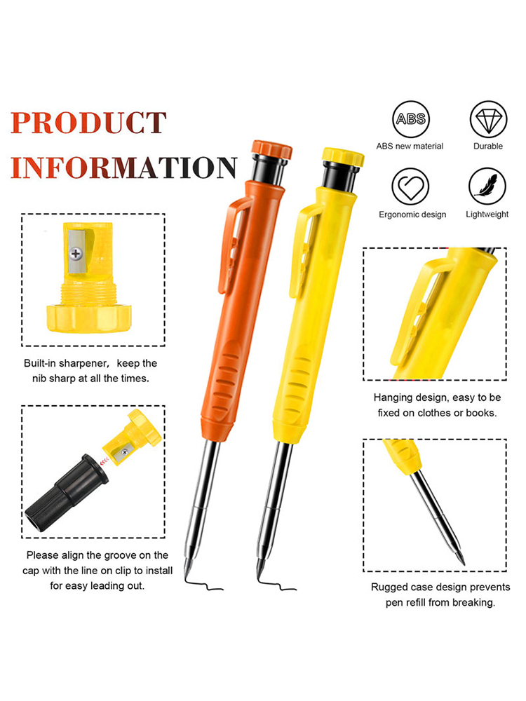 Solid Carpenter Pencil Set Woo - Staedtler Pencil Lumocolor 评论和价格