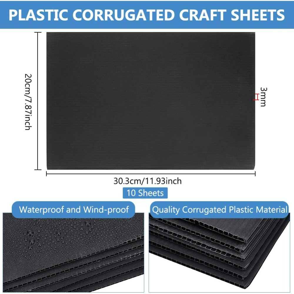 Plastic Sheets 12x7.8 Inch Stu - Yard Sign Blank 评论和价格