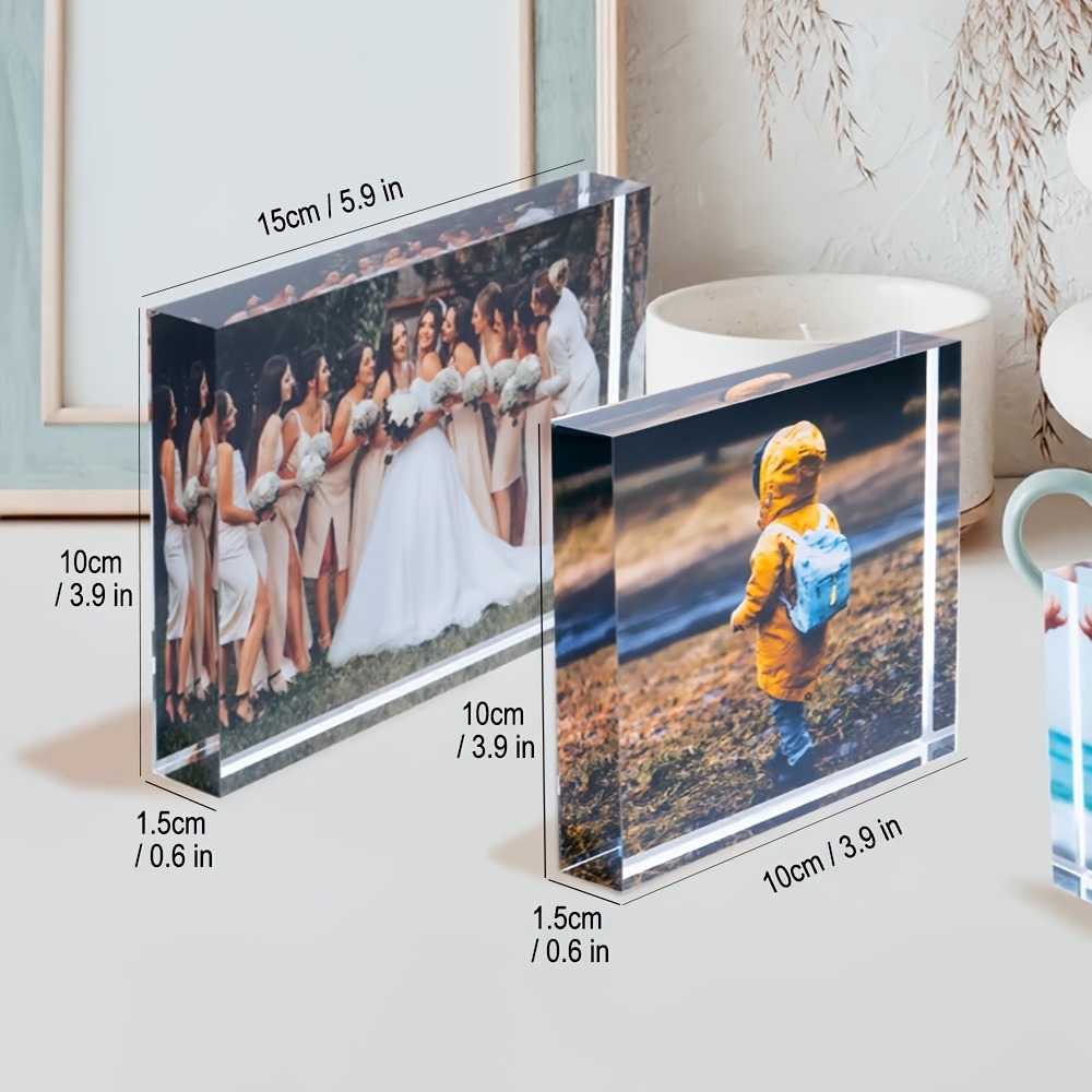 Personalized 3D Acrylic Photo  - Photo Acrylic Block 评论和价格