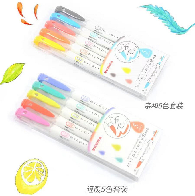 ZEBRA Mildliner Highlighters P - Zebra Pen Sarasa 评论和价格
