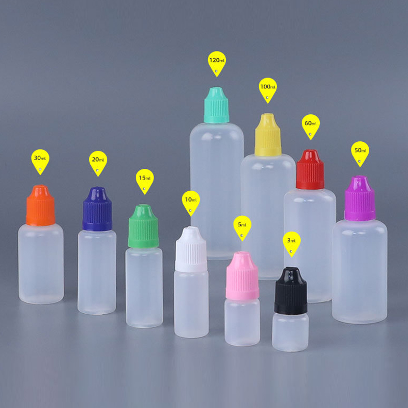 5Pcs 3ml-120ml LDPE Empty Plas - Water Bottle Blank 评论和价格