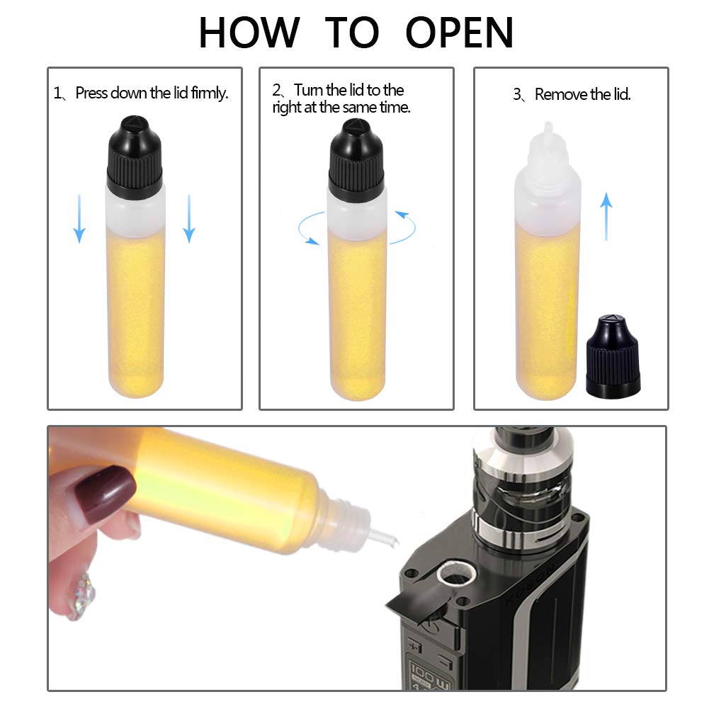 5Pcs 3ml-120ml LDPE Empty Plas - Water Bottle Blank 评论和价格