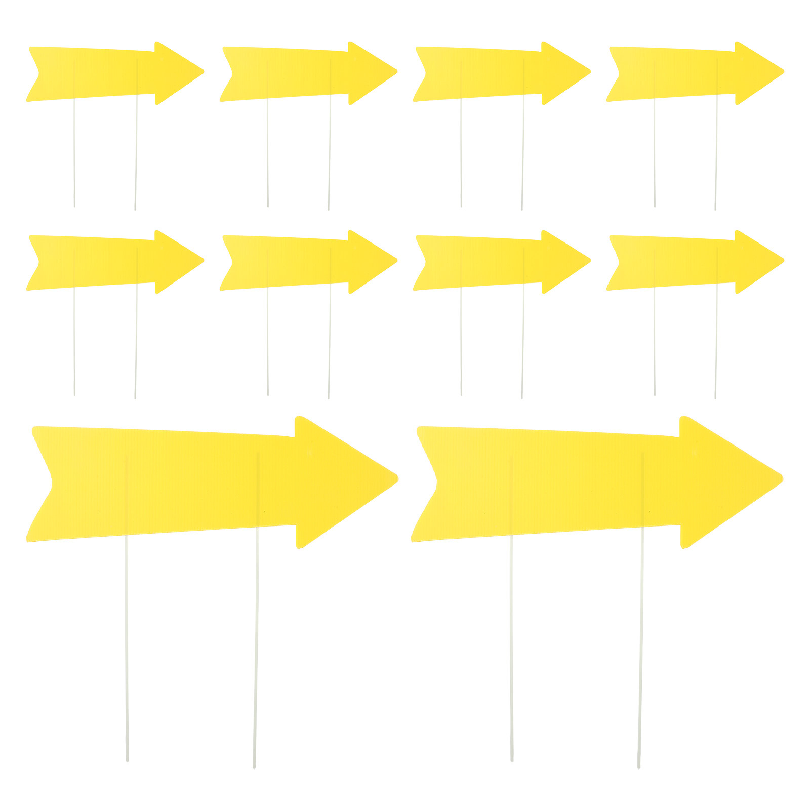 10Pcs Blank Arrow Yard Signs Y - Yard Sign Blank 评论和价格