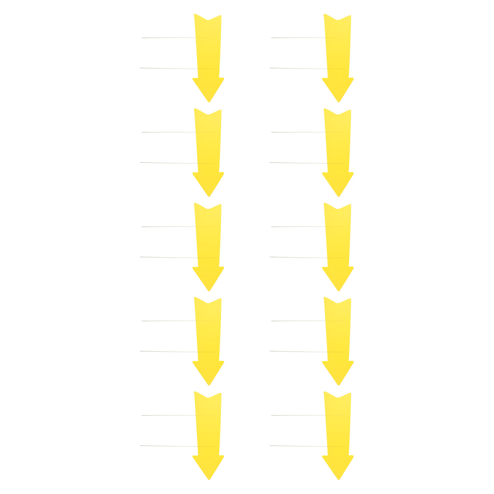 10Pcs Blank Arrow Yard Signs Y - Yard Sign Blank 评论和价格
