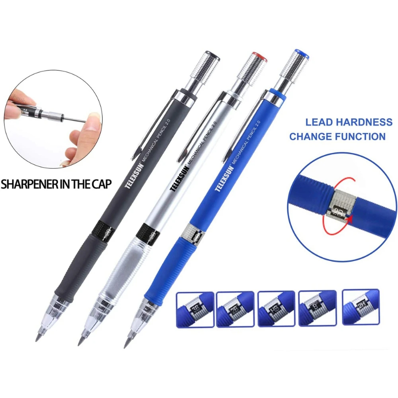 Mechanical Pencils Set 2.0mm w - Staedtler Pencil Lumocolor 评论和价格