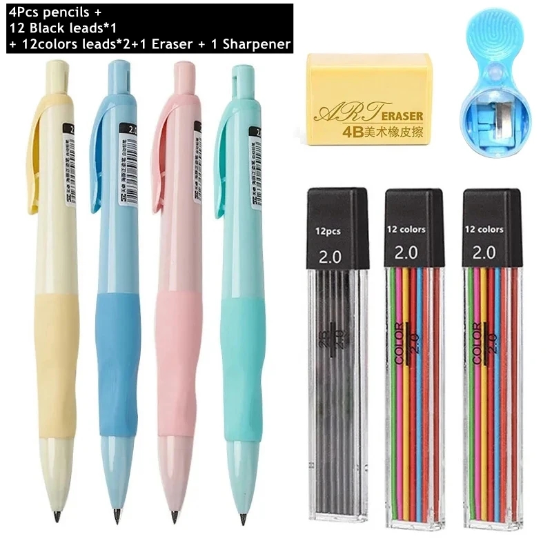 Mechanical Pencil Set 2.0mm HB - Staedtler Pencil Lumocolor 评论和价格