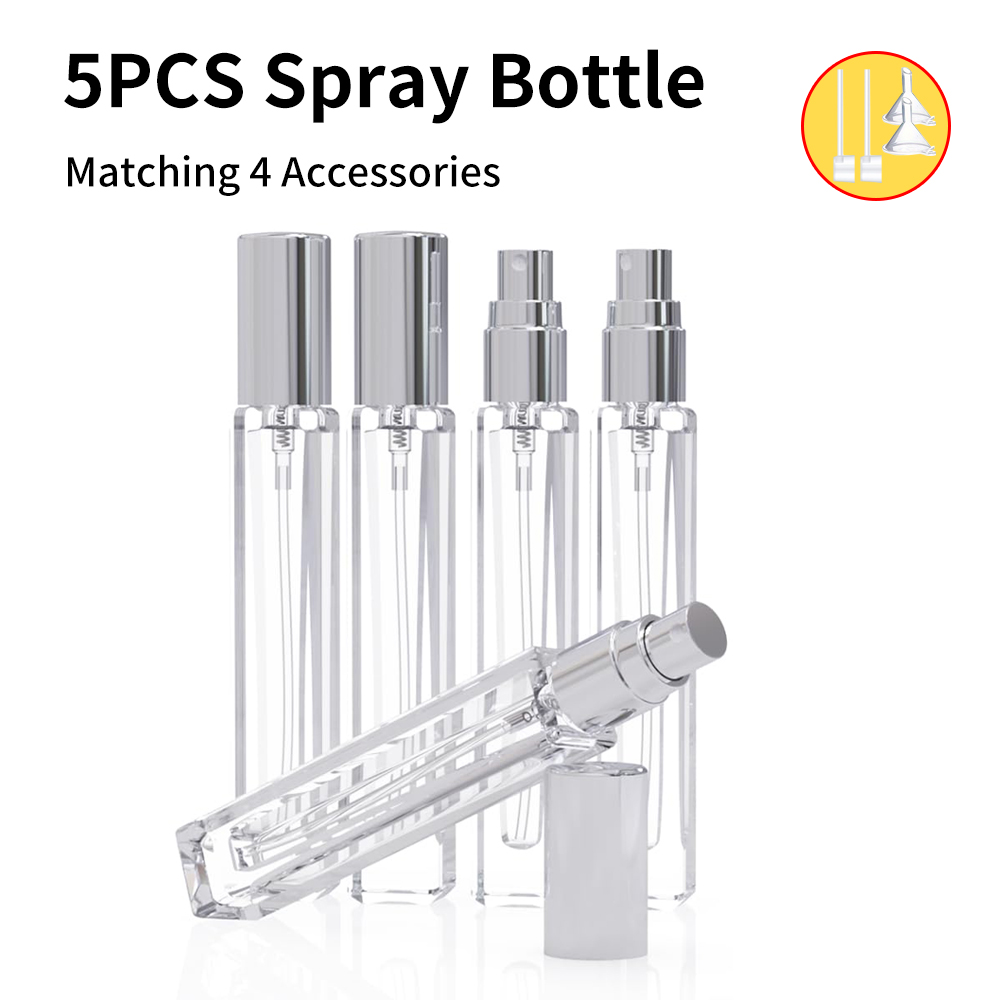 5-Piece Cologne Atomizer Empty - Water Bottle Blank 评论和价格