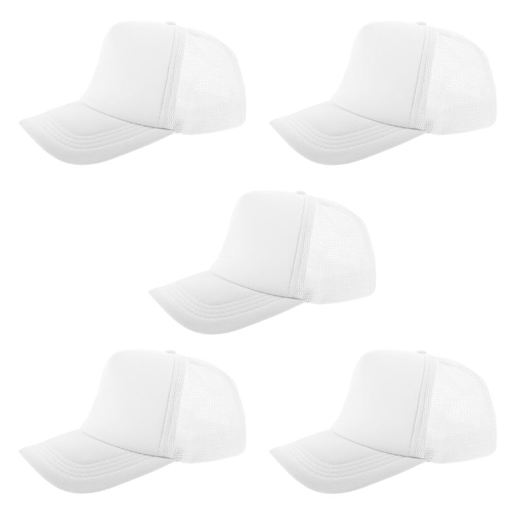 5Pcs Blank Mesh Baseball Hat D - Hat Sublimation Blank 评论和价格