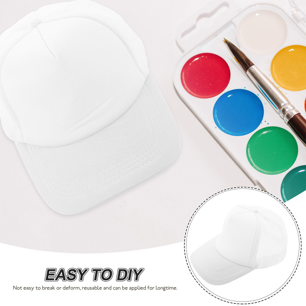 5Pcs Blank Mesh Baseball Hat D - Hat Sublimation Blank 评论和价格