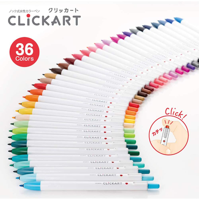 6/12/36/48Colors ZEBRA Clickar - Zebra Pen Sarasa 评论和价格