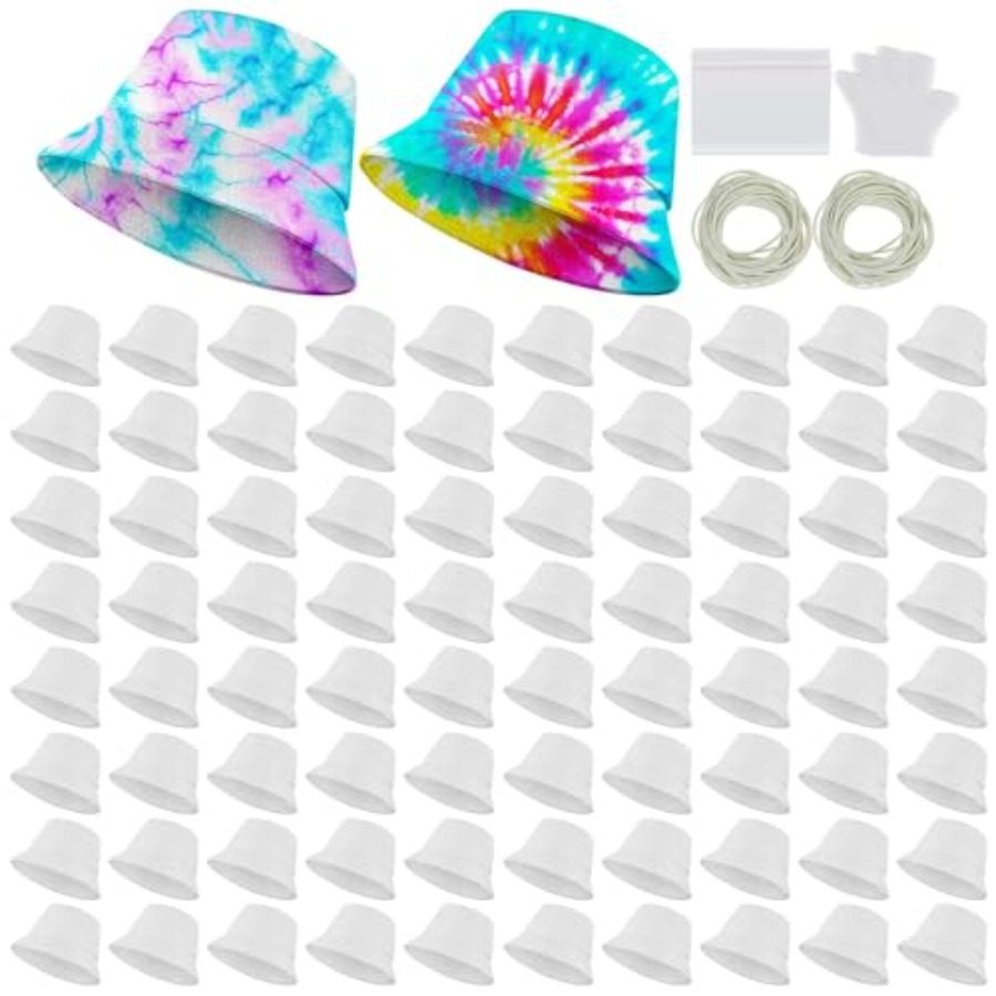 White cotton bucket hat for ti - Hat Sublimation Blank 评论和价格